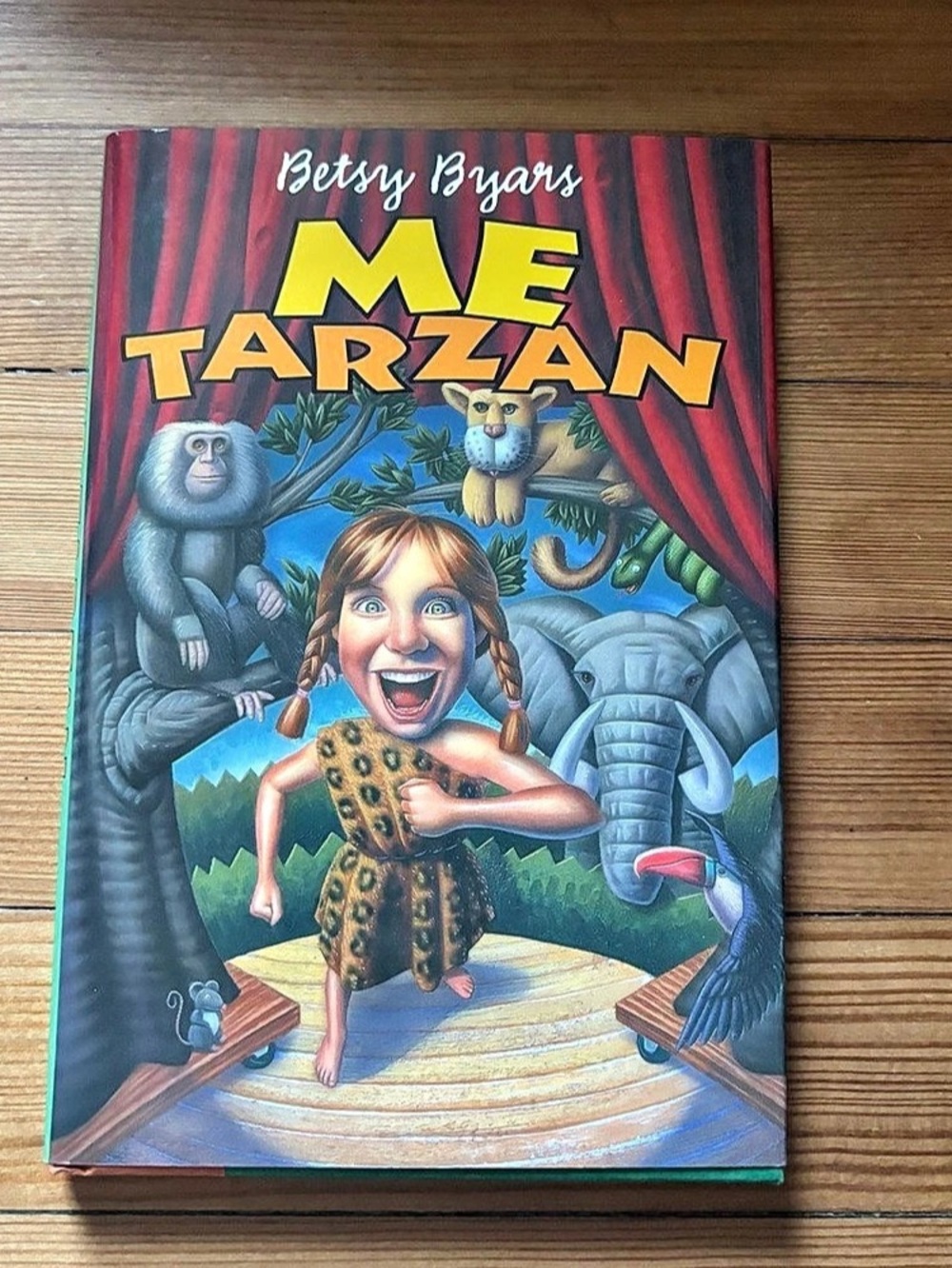 Me Tarzan by Betsy Byars Hardcover Book